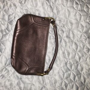 Authentic Kenneth Cole Metallic mini purse